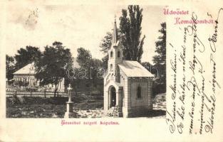 Komárom, Komárno; Erzsébet szigeti kápolna. E. D. K. 9. / chapel (EK)