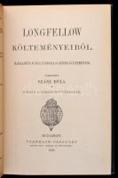 Szépirodalmi könyvtár 4 kötete: 
Longfellow költeményeiből. Fordította: Szász Béla. 
Vértesi Arnol...