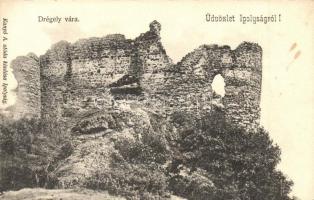 Ipolyság, Sahy; Drégely vára. Kanyó A. utóda kiadása / castle ruins (EK)