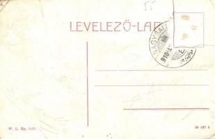 Nagysalló, Tekovské Luzany; Fő utca, üzlet. W. L. Bp. 6131. / main street, shop (EB)