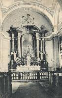 Szomolnok, Schmölnitz, Smolnik; Templom belső, oltár. G. Jilovsky kiadása / church interior, altar (EK)