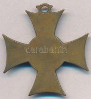 1913. "Mozgósítási Kereszt / 1912-1913-as Emlékkereszt" aranyozott Br kitüntetés mellszala...
