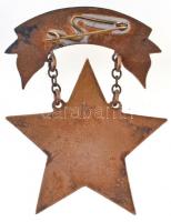 ~1970-1980. "Magyar Vöröskereszt Kiváló Dolgozója" zománcozott, aranyozott kitüntetés T:2