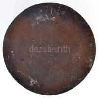 Edvi Illés György (1911-) 1942. "Dr. Baktay Ervin" Br plakett (72,44g/72mm) T:2
/ Hungary...