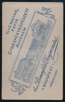 cca 1914 Katona családtagjaival, keményhátú fotó Bienenfeld Zsigmondné budapesti műterméből, hátolda...