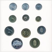 1993. 10f-200Ft (11xklf) forgalmi sor dísztokban, benne 200Ft Ag "MNB" T:PP
Adamo FO26.3