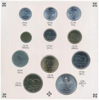 1993. 10f-200Ft (11xklf) forgalmi sor dísztokban, egylapos kiadás, benne 200Ft Ag "MNB" T:...