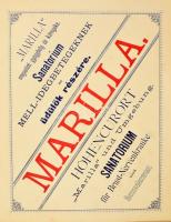 cca 1890 Marilla magaslati gyógyhely és környéke Sanatorium mell-idegbetegek és üdülők részére. 6p. ...