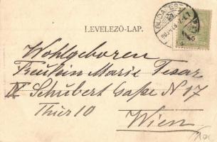 Budapest VIII. Kerepesi út, villamosok, hazai Első takarékpénztár, drogéria (EB)