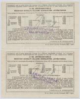 Budapest 1937. "Fél-sorsjegy a 69. Jótékonycélú M. Kir. Állami Sorsjátékra" 1,50 Aranypeng...