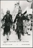 Párizsi és amszterdami divat, 2 db feliratozott MTI sajtófotó, 18x24 cm