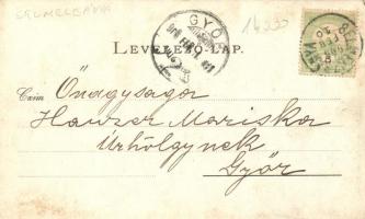 Selmecbánya, Schemnitz, Banska Stiavnica; Üdvözlet Steingrube Nagykösség Pógáraitól! Hitközség, &quo...