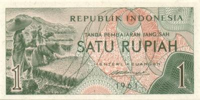 Indonézia 1961. 1R, 2 1/2R T:I + 1963. 10R T:I