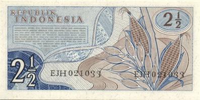 Indonézia 1961. 1R, 2 1/2R T:I + 1963. 10R T:I