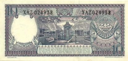 Indonézia 1961. 1R, 2 1/2R T:I + 1963. 10R T:I