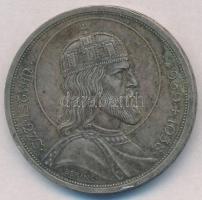 1938. 5P Ag "Szent István" T:2 patina, ph. Adamo P8.1