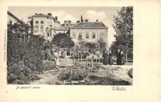 Budapest III. Óbuda, Jó pásztor zárda, kert. Divald Károly 251. sz. (EK)