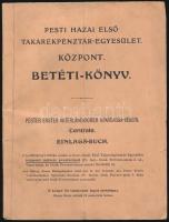 1920 Pesti Hazai Első Takarékpénztár-Egyesület Betétkönyve