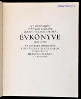 1930 Az Országos Magyar Királyi Iparművészeti Iskola Évkönyve 1880-1930. Az intézet ötvenéves fennál...