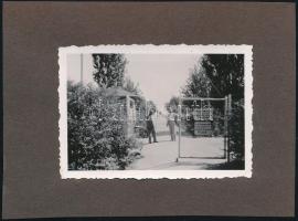 cca 1942 Zsidóknak a strandfürdő területére belépni tilos 9x7 cm