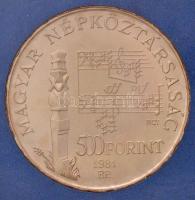 1981. 500Ft Ag "Bartók Béla" MNB tokban T:BU 
Adamo EM62