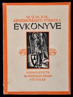 1933 Az Országos Magyar Királyi Képzőművészeti Főiskola Évkönyve 1932-1933. Szerk.: Dr. Ferenczy József. Bp., Attila-ny., 150+1 p. Kiadói papírkötés.  Szolláth György (1927-2009) éremművész névbélyegzőjével.