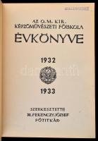 1933 Az Országos Magyar Királyi Képzőművészeti Főiskola Évkönyve 1932-1933. Szerk.: Dr. Ferenczy Józ...