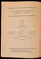 1933 Az Országos Magyar Királyi Képzőművészeti Főiskola Évkönyve 1932-1933. Szerk.: Dr. Ferenczy Józ...