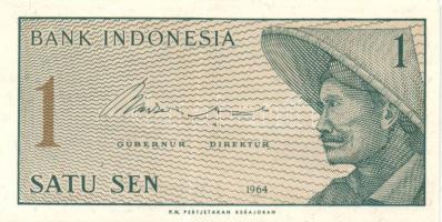 Indonézia 1964. 1s, 5s, 10s, 25s, 50s, 25R, 50R T:I