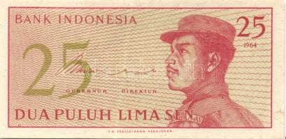 Indonézia 1964. 1s, 5s, 10s, 25s, 50s, 25R, 50R T:I