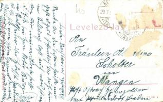 Nagyszeben, Hermannstadt, Sibiu; Schewis utca, villamos. W. L. 59. Kiadja Budovszky L. / street view...