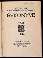 1936 Az Országos Magyar Királyi Képzőművészeti Főiskola Évkönyve 1935-1936. Szerk.: Dr. Ferenczy Józ...