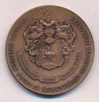 1993. "Bozó Gyula 80 éves" Br emlékérem (42,5mm) T:2