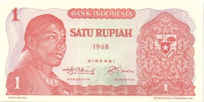 Indonézia 1968. 1R, 2 1/2R, 5R, 25R T:I