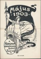 1961 22 röplap. Fakszimilék régi május 1-i dokumentumokból. Bp., 1961. FSZEK.  Tanácsköztársasági rö...