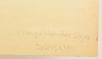 Varga Nándor Lajos (1895-1978): Szemle a Vérmezőn.  Rézkarc, papír, jelzett, 19×29 cm