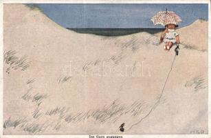 Child Summer holiday on sea s: HSB