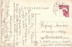 Pécs, MÁV üzletvezetőségi épület és villamos (EK)