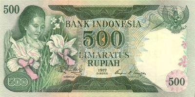 Indonézia 1977. 100R, 500R pár T:I