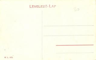 Szamosújvár, Gherla; A fegyintézet sétakertje, börtön. W. L. 1875. / prison, jail, park, garden