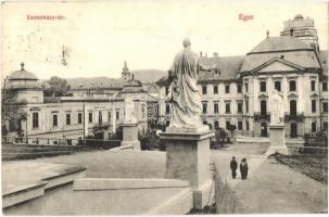 1910 Eger, Eszterházy tér, kiadja Wahl Adolf