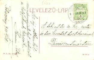 Petrozsény, Petrosani; Gambrinus vendéglő a Szurduk-szorosban, étterem, S. T. K. szénosztályozó, ipa...