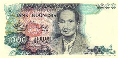 Indonézia 1980. 1000R T:I + 1982. 500R T:I