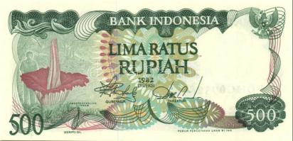 Indonézia 1980. 1000R T:I + 1982. 500R T:I