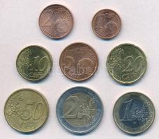 Ausztria 2002-2008. 1c-2E (8xklf) forgalmi sor T:1-,2
Austria 2002-2008. 1 Cent - 2 Euro (8xdiff) c...