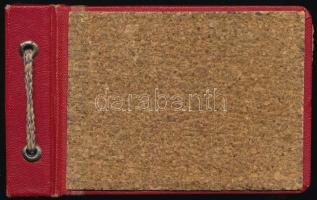 cca 1940 Erdélyi fotógyűjtemény. 52 db 6x9 cm-es fotó kis berakóban. Szováta, Szent Anna tó, kirándu...