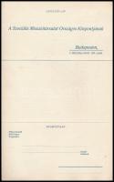 cca 1930 Prohászka Ottokár (1858-1927) püspökről szóló kiadványok megrendelőlapja