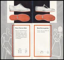 1934 Dorco cipők art deco reklámfüzet, szép állapotban