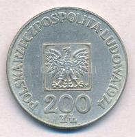 Lengyelország 1974. 200Zl Ag "A Lengyel Népköztársaság 30. évfordulója" T:1-
Poland 1974....