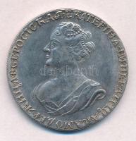 Orosz Birodalom 1727. 1R I. Katalin Fe hamisítvány T:2 Russia Empire 1727. 1 Ruble Catherine I Fe fake C:XF